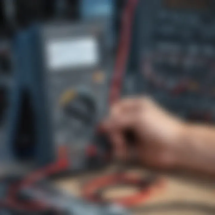 Exploring advanced features of a multimeter