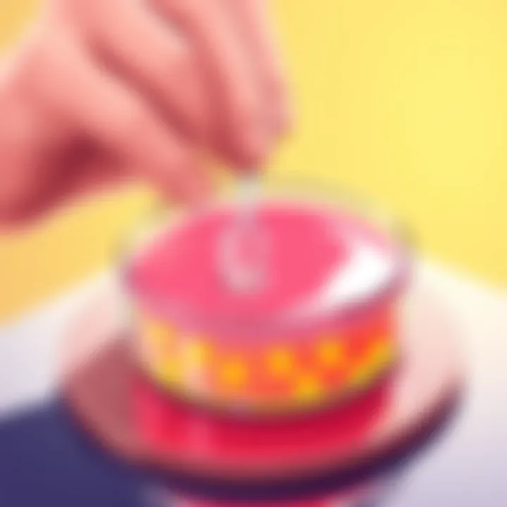 Agar medium preparation for culturing bacteria