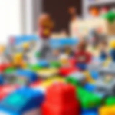 Diverse Selection of LEGO Kits A variety of basic LEGO sets displayed