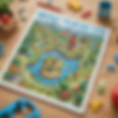 Interactive learning game with puzzles and challenges