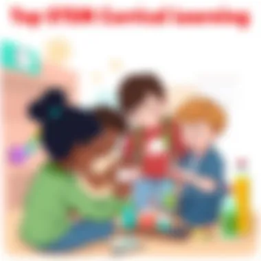 Collaboration in STEM Learning Children collaborating on a STEM project