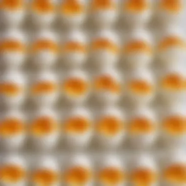 A close-up of a uniquely shaped boiled egg