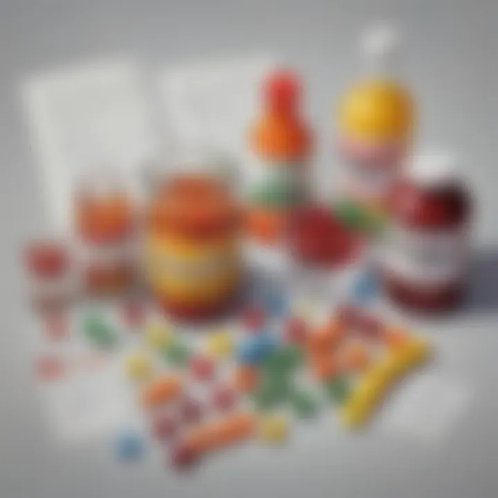 Materials needed for the Skittles project