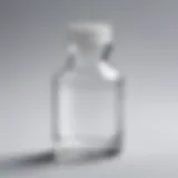 Clear lens solution in a sleek bottle