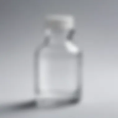 Clear lens solution in a sleek bottle