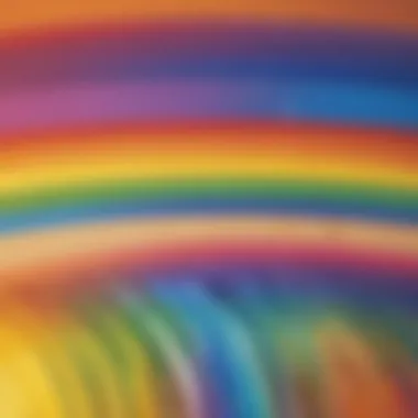 Intriguing Rainbow Spectrum Illustration