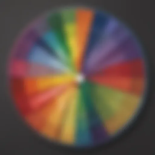 Vibrant Color Wheel Illustration