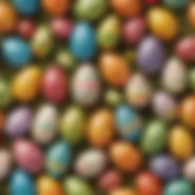 Colorful decorations for Easter celebrations