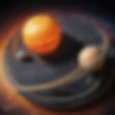Creative Solar System Model Creative solar system model showcasing planetary orbits and structures