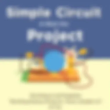 Simple circuit project illustrating basic electrical principles