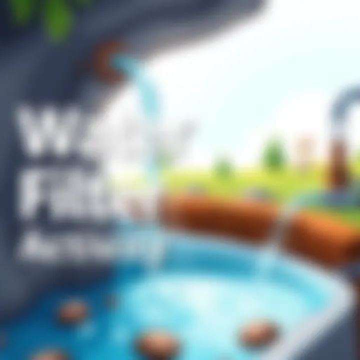 Water filtration activity highlighting environmental science