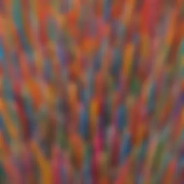 Vibrant Straws: Colorful Options for Every Occasion A colorful array of extra long drinking straws arranged creatively.