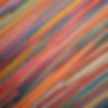 Close-up of the materials used in making extra long drinking straws.