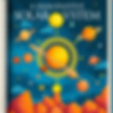 Imaginative Solar System An imaginative depiction of the solar system with planets and stars