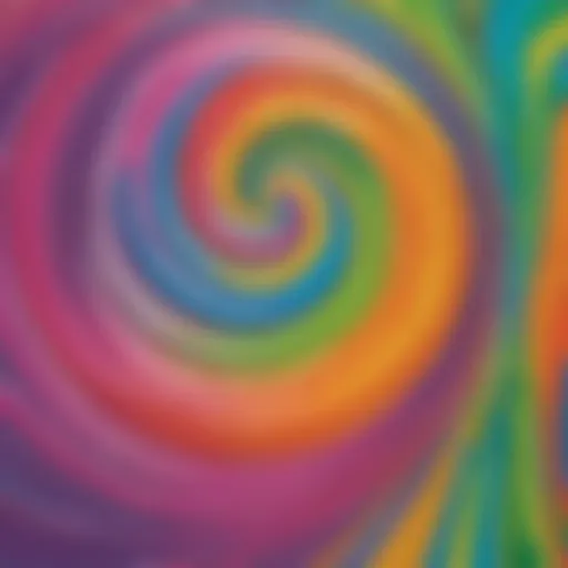 Color Swirl in Slime