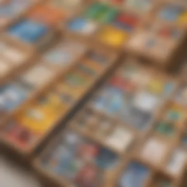 Different types of educational build kits on display.