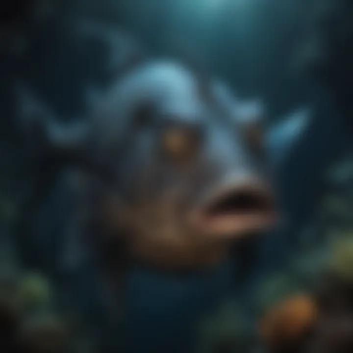 Majestic Anglerfish in the Abyssal Zone