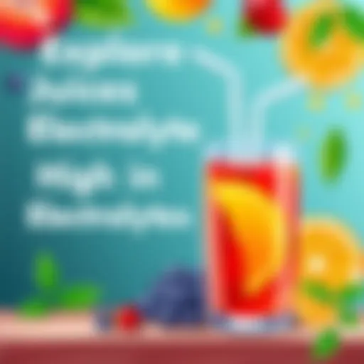 Exploring Juices High in Electrolytes Introduction