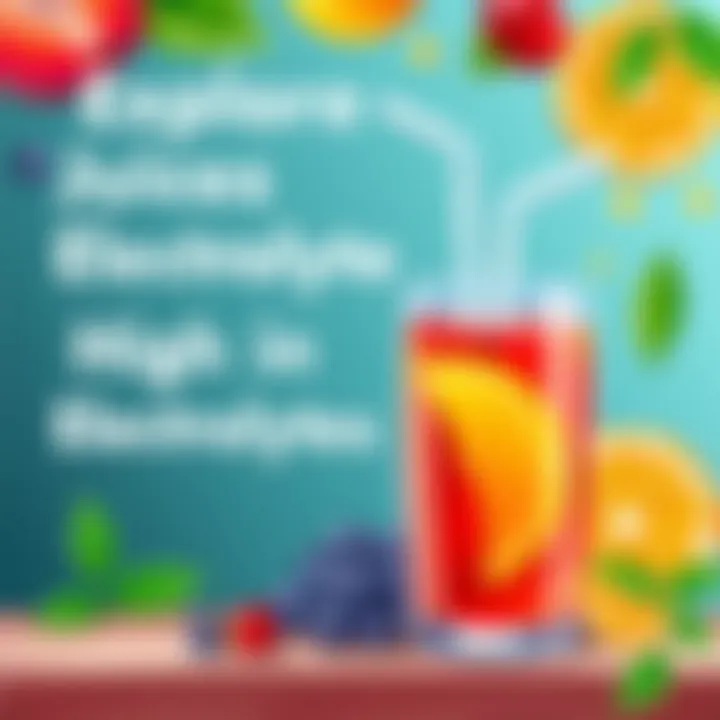Exploring Juices High in Electrolytes Introduction