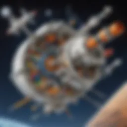 Ingenious space Lego construction
