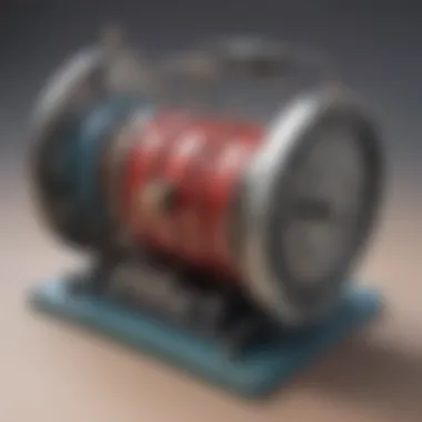 Components of a Magnet-Powered Generator Illustration of a magnet-powered generator showcasing its components