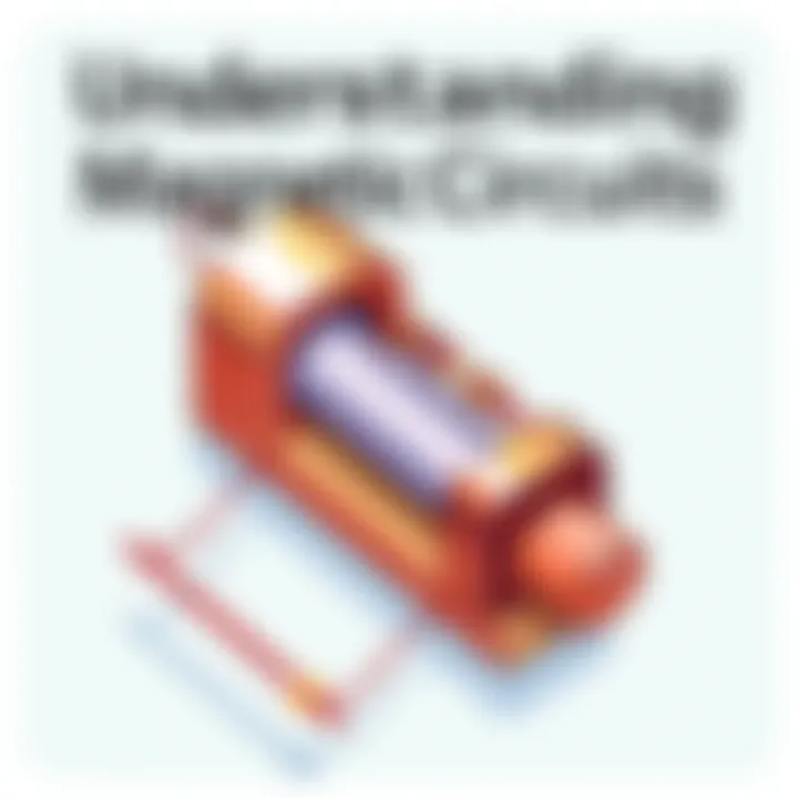 Visual representation of a magnetic circuit