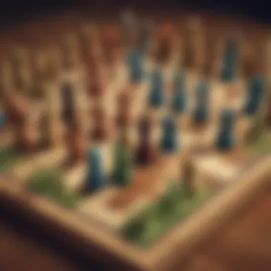 Strategic chess moves being made in Minecraft