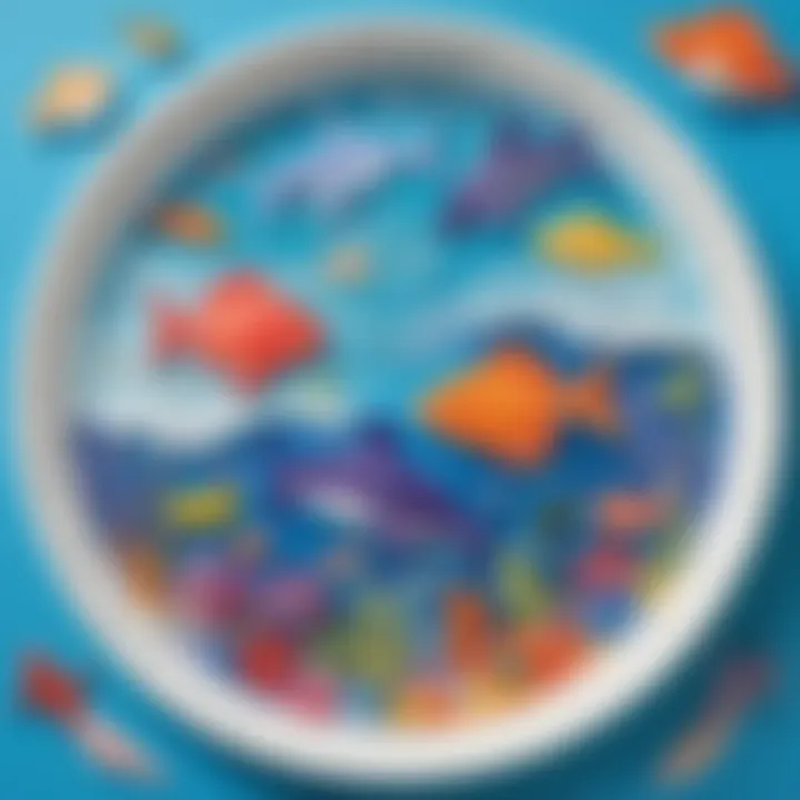 Innovative paper plate ocean scene craft for kindergarteners