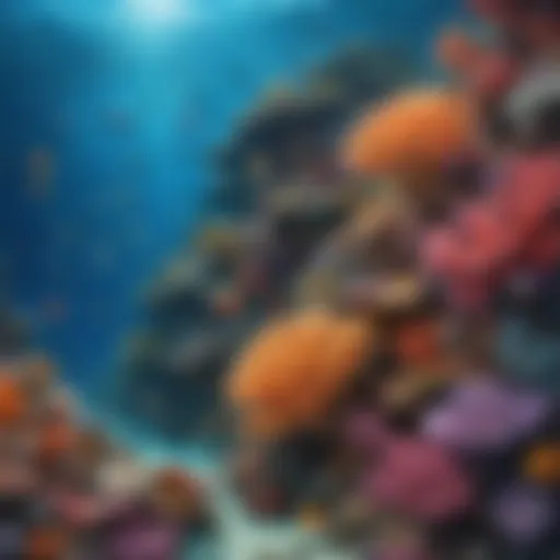 Underwater Coral Reef Ecosystem