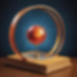 Illustration depicting the concept of inertia in physics
