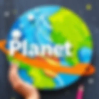 Planet-Themed Craft Activity Hands-on activity with planet-themed crafts