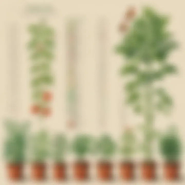 Interactive Plant Growth Chart Illustration