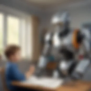 Interactive Robot Tutor for Young Minds