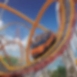 Illustration of potential energy in a roller coaster