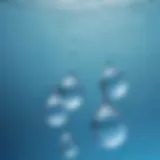 Crystal Clear Water Droplets