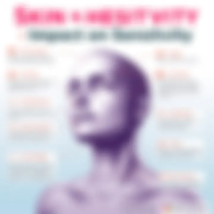 Skin Conditions and Their Impact on Sensitivity Infographic about common skin conditions affecting sensitivity