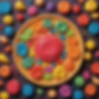Vibrant Play Dough Exploration Colorful Sensory Play Dough Craft