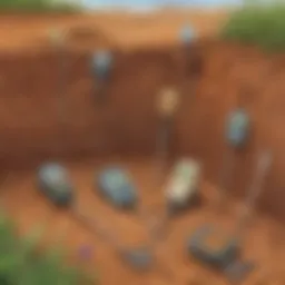 An overview of various soil detectors showcasing their unique features