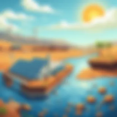 Freshwater production through solar energy