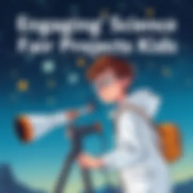 A young scientist observing stars through a telescope