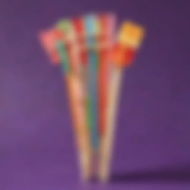 Finished popsicle stick STEM project