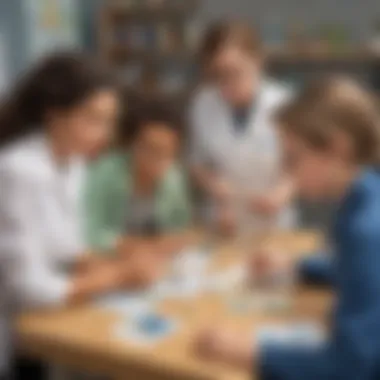 Guiding Exploration with STEM Task Cards Educators facilitating a STEM activity using task cards
