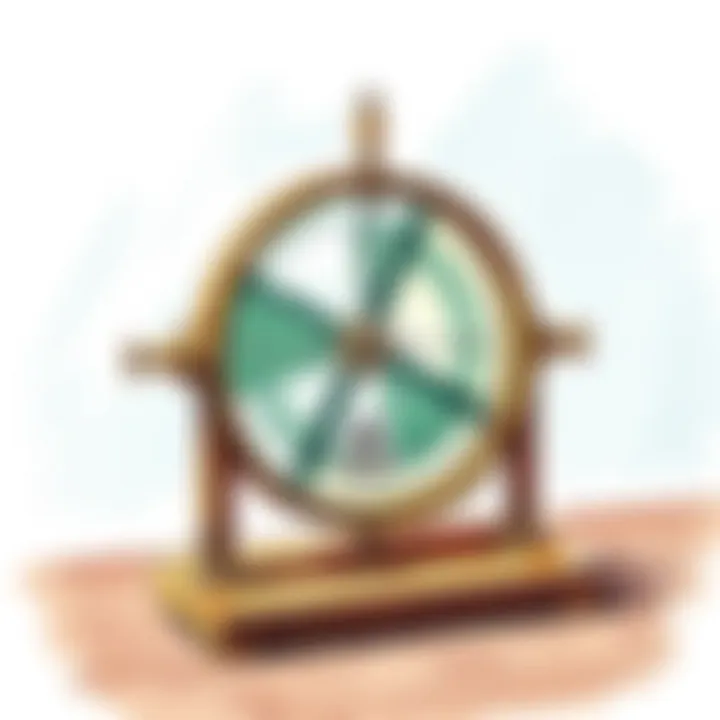 Historical illustration of the Crookes radiometer