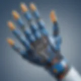 Blueprint of a robotic hand design