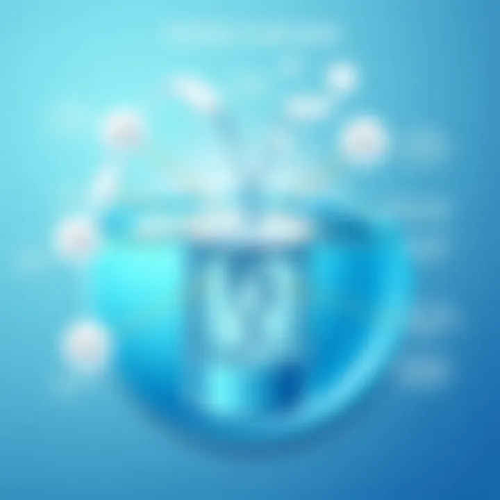 Solubility in Salt Water Conceptual diagram of solubility in salt water