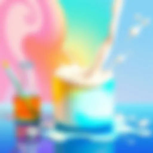 Visually Stunning Milk Experiment Colorful milk experiment with food coloring and dish soap