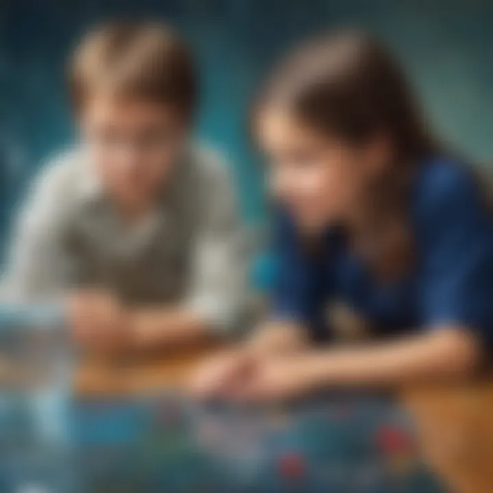 Children engaging with oil and water toys, sparking curiosity and exploration of scientific concepts.