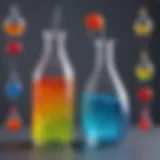An engaging display of oil and water toys showcasing their vibrant colors and interactive elements.