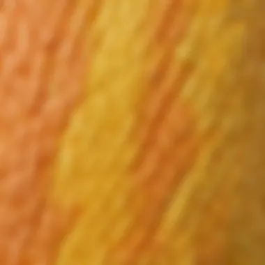 Close-up of the unique texture of slime featuring corn additives