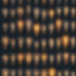 The evolution of light bulb designs over time